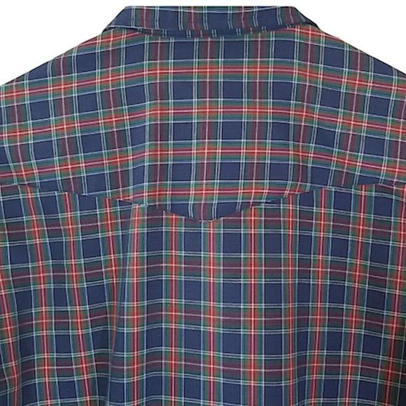 Vintage Karman Silver Collection Plaid Western Snap Shirt sz M - Picture 7 of 9